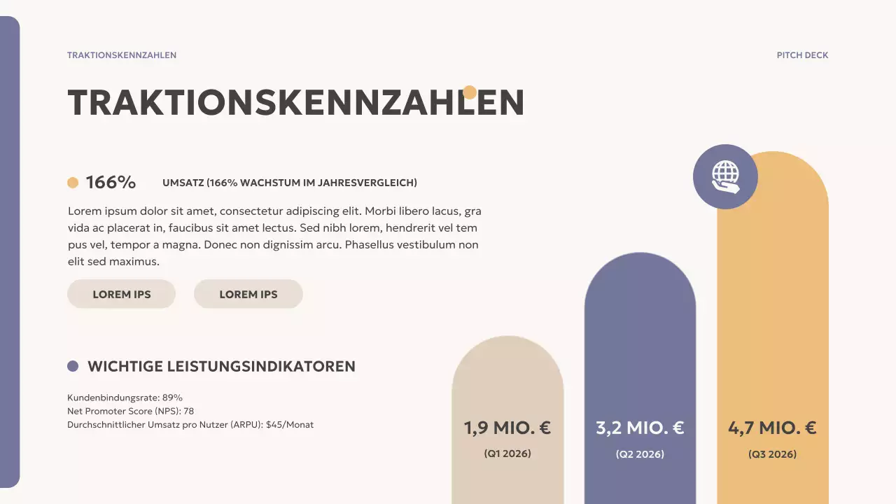 beige modernes Übersichtsfeld