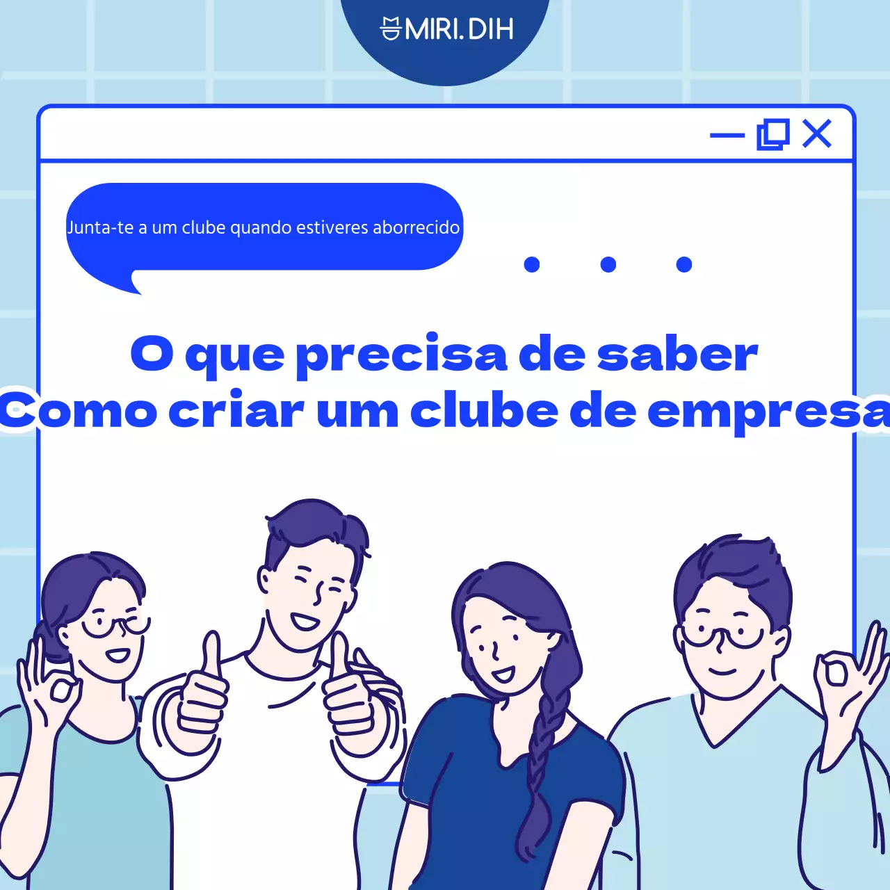 Descrição do Blue Tidy Club