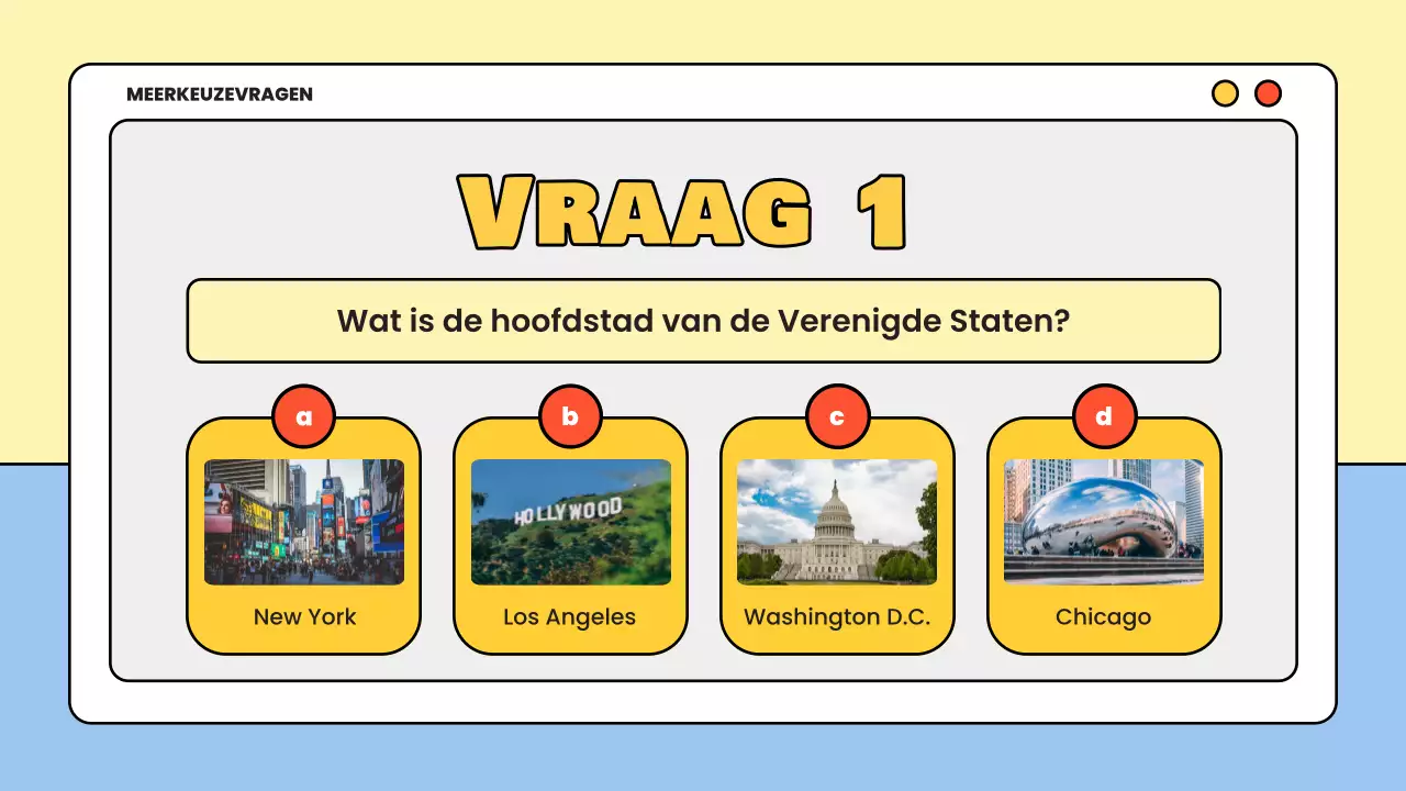 geel minimaal quiz studiemateriaal