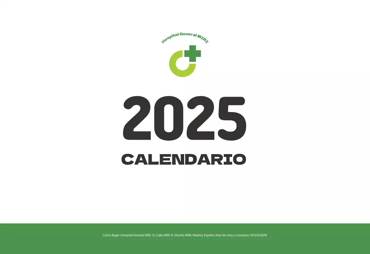 Un hospital festivo con ilustraciones de temática sanitaria y familiar y acentos de color