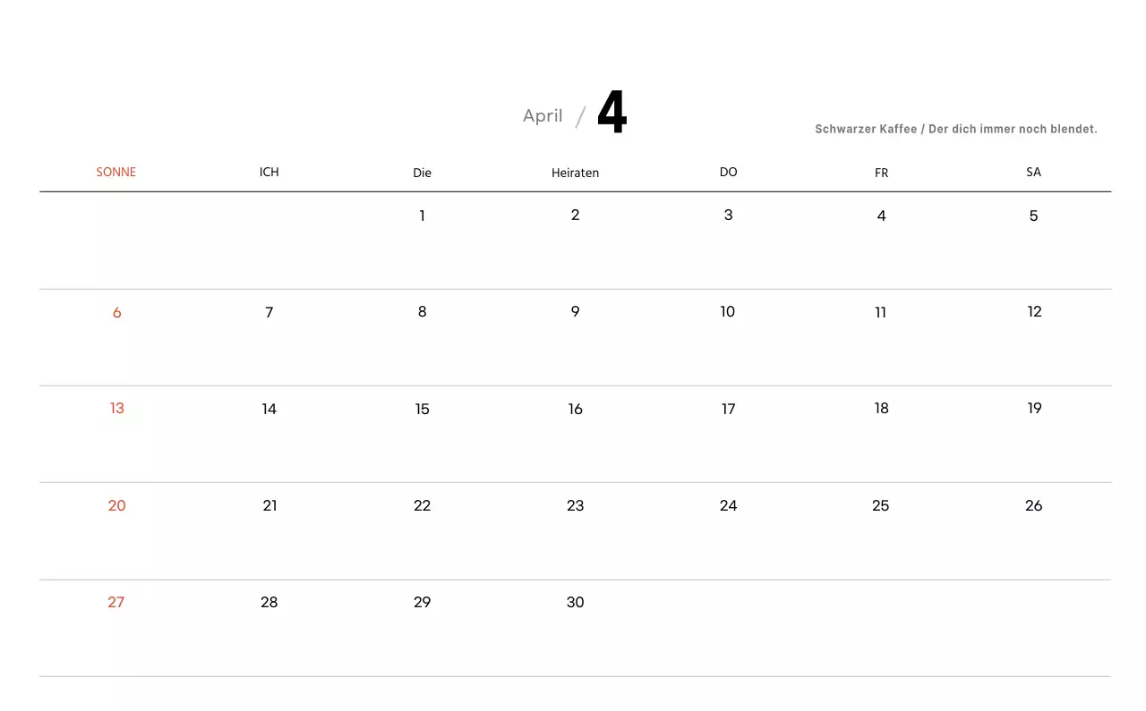 Ein weiß-braunes sentimentales Café