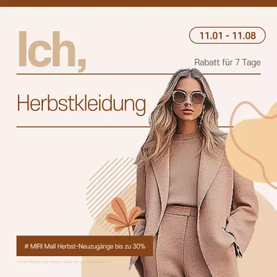 Sparen Sie bei beigefarbener moderner Herbstkleidung