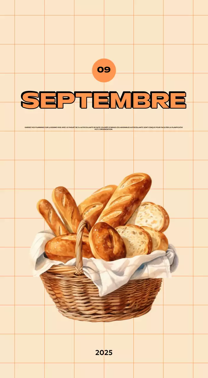 Calendriers colorés avec une variété d'illustrations rétro