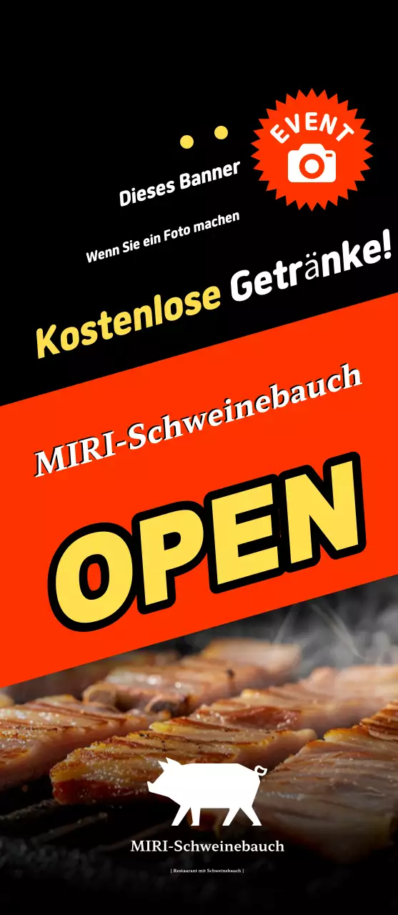 Orange Simple Food Promotion