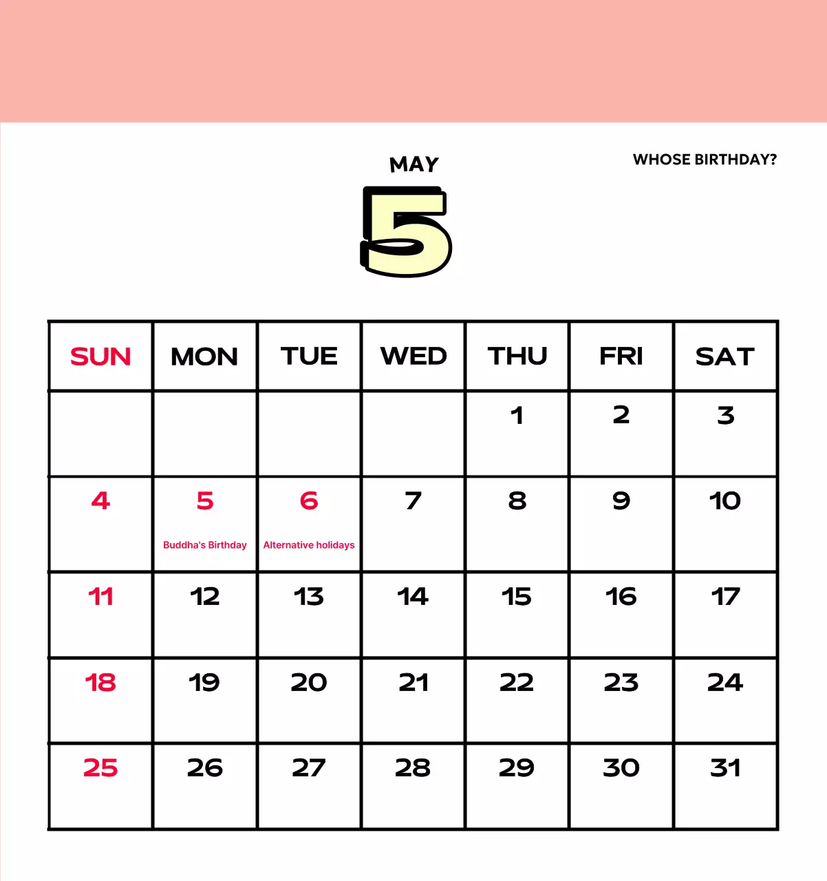 Colorful calendars with a variety of retro illustrations