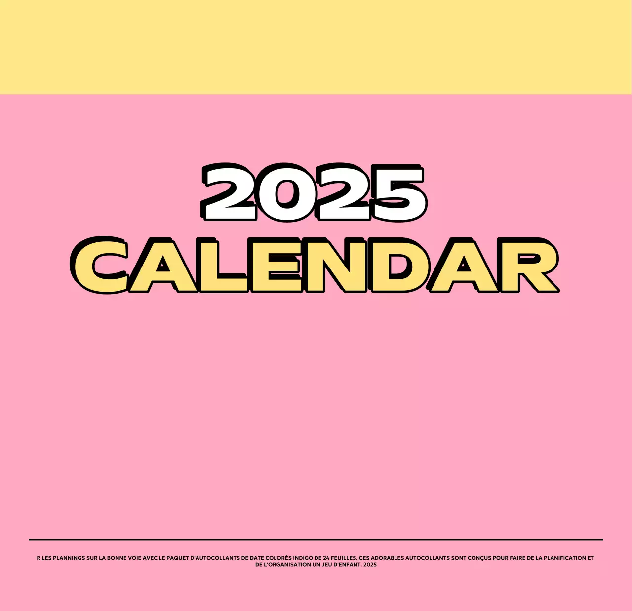 Calendriers colorés avec une variété d'illustrations rétro