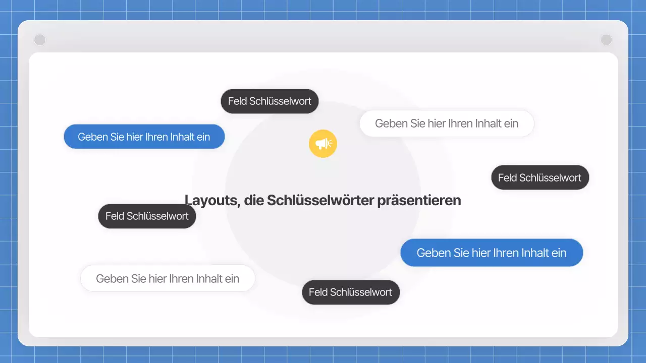 Ein grauer, sauberer Geschäftsplan