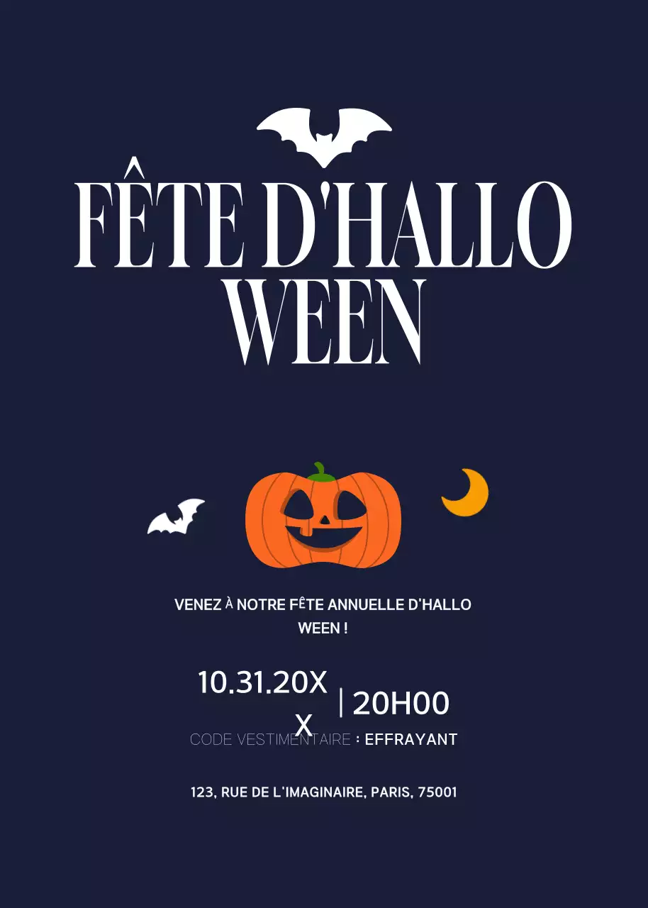 invitation Halloween vintage marine