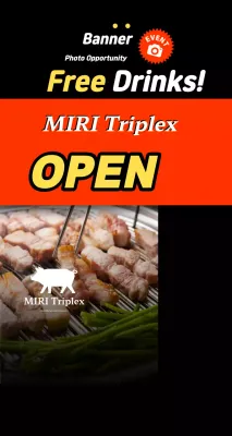 Orange Basic Butcher Shop Opening Event