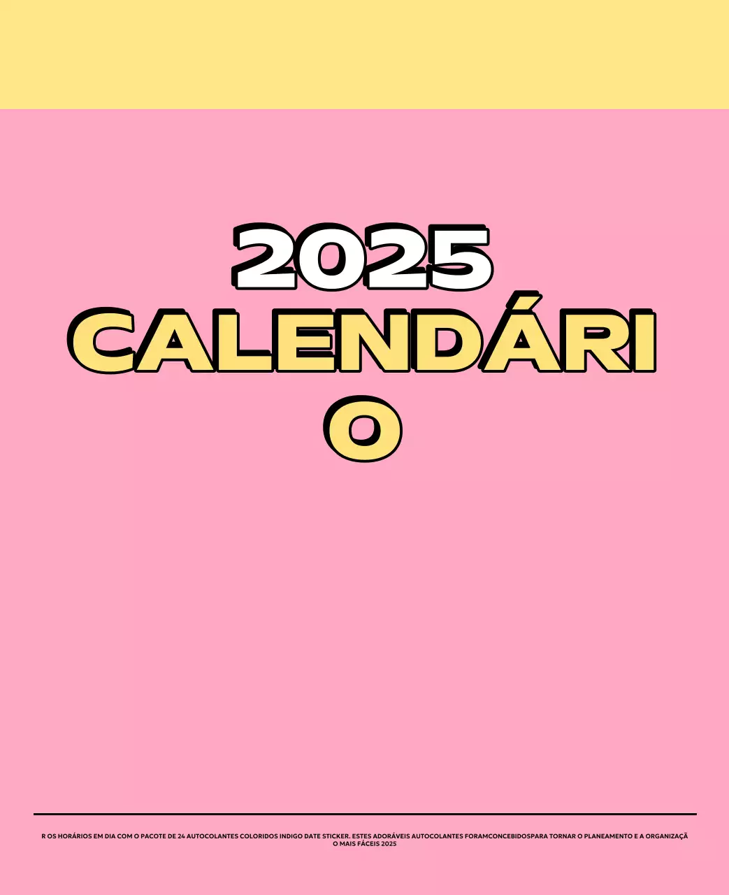 Calendários coloridos com uma variedade de ilustrações retro
