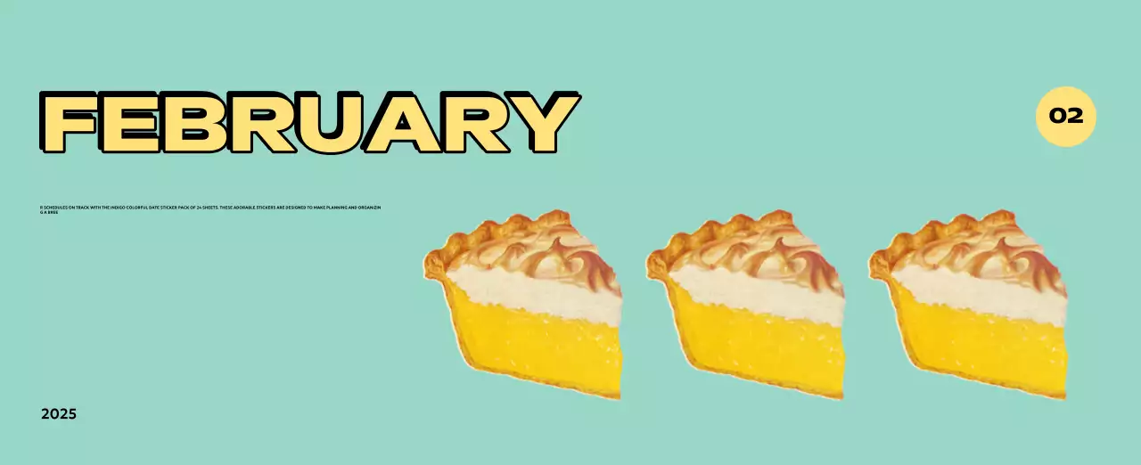 Colorful calendars with a variety of retro illustrations