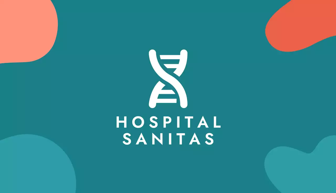 tarjeta de visita geométrica verde azulado