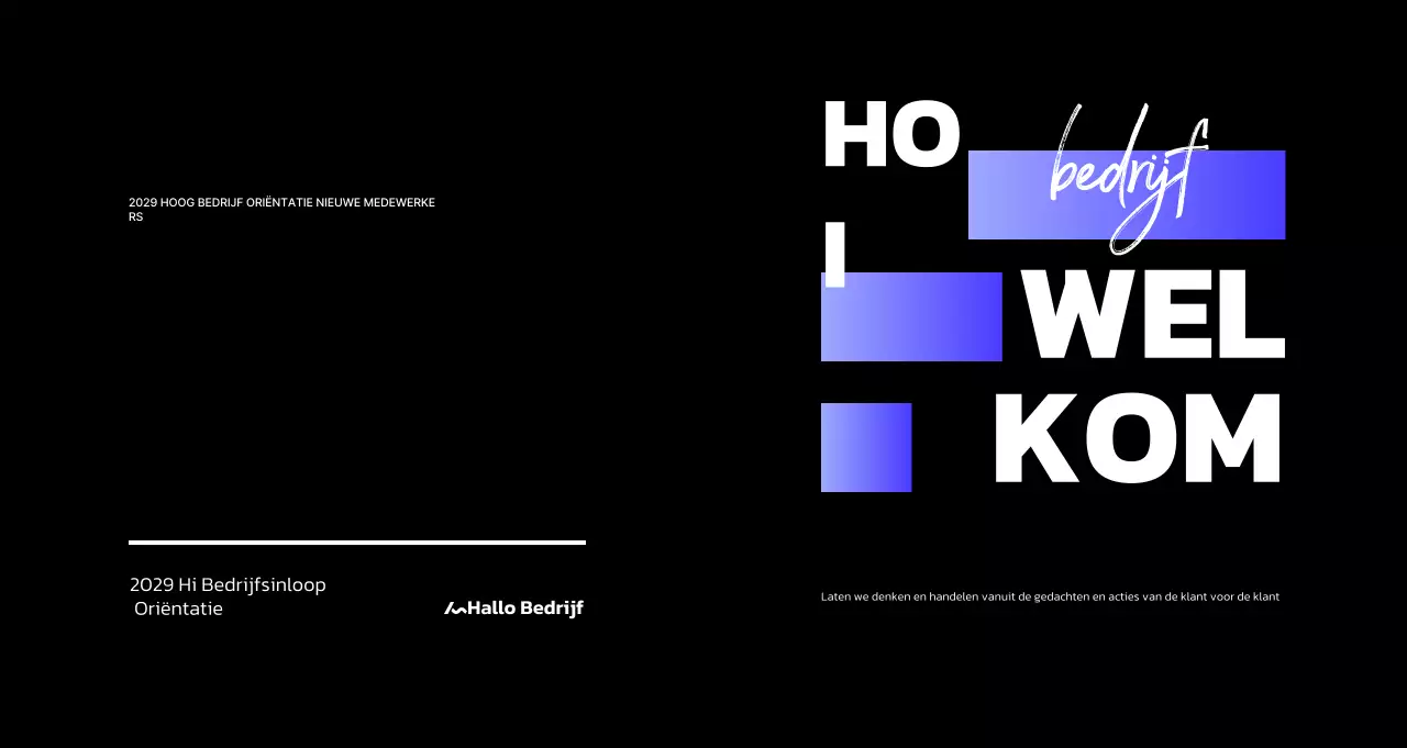 Zwarte moderne oriëntatiegids