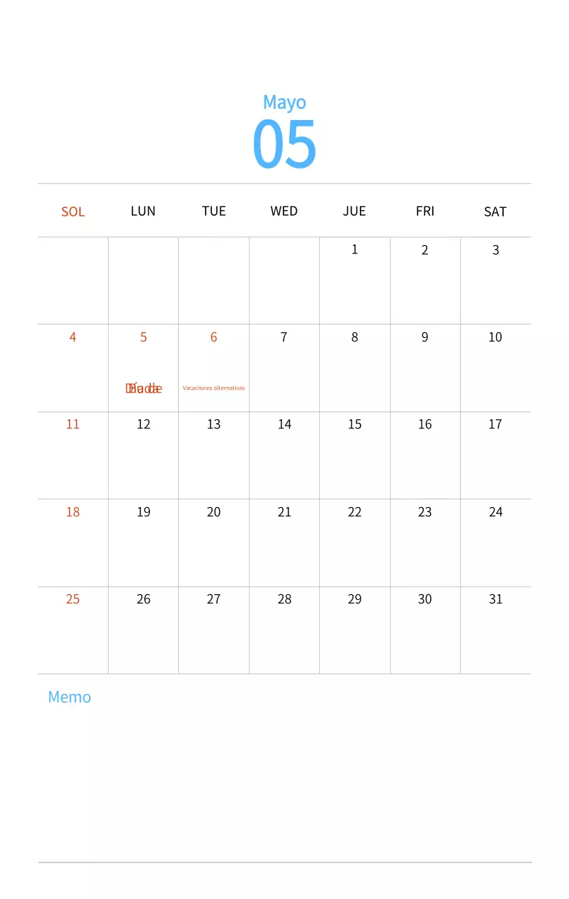 Calendario de Año Nuevo con cálidas ilustraciones