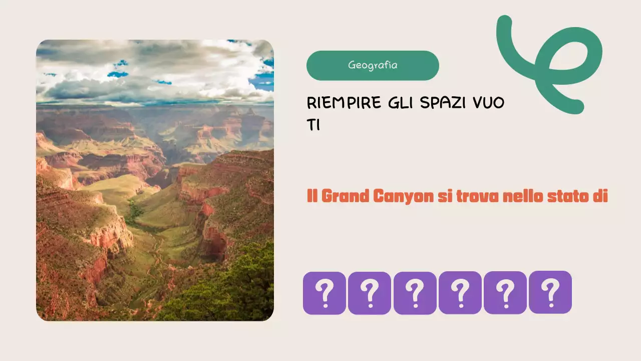 Annuncio di quiz divertenti e colorati