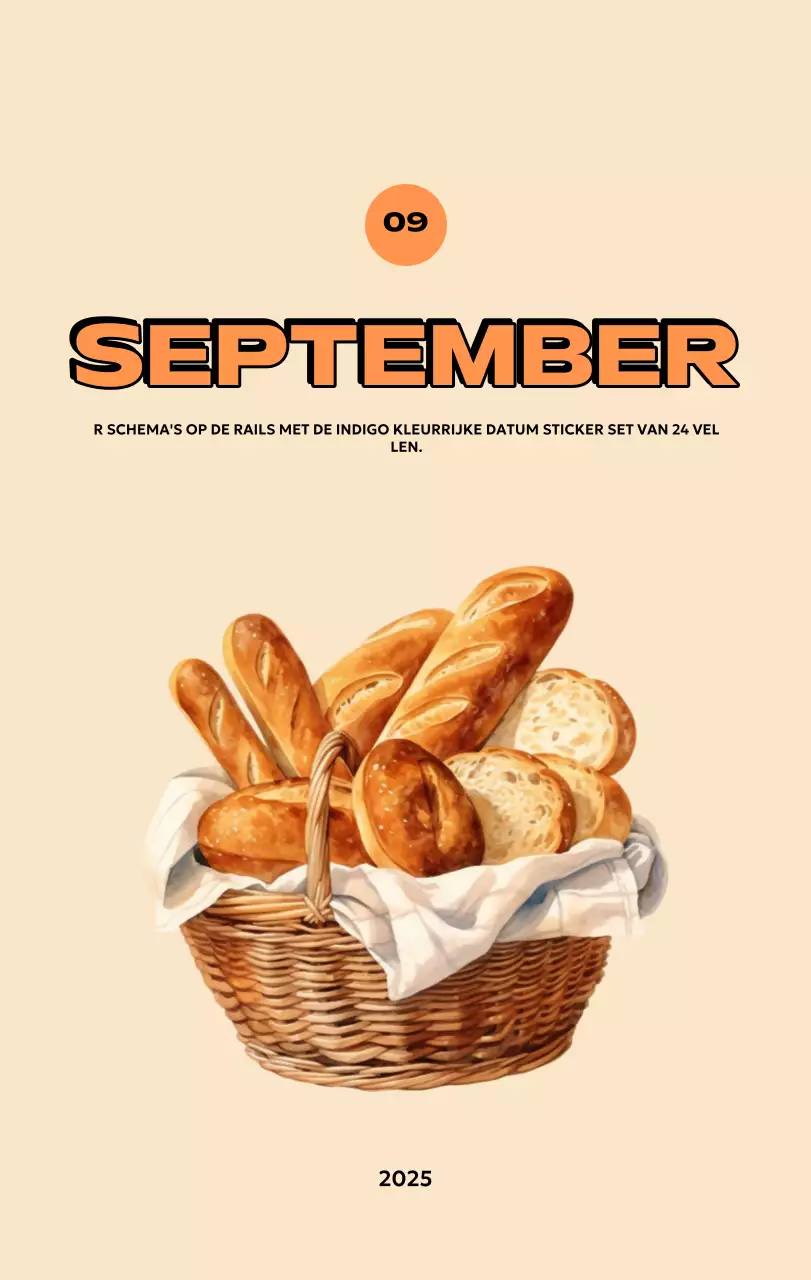 Kleurrijke kalenders met verschillende retro-illustraties