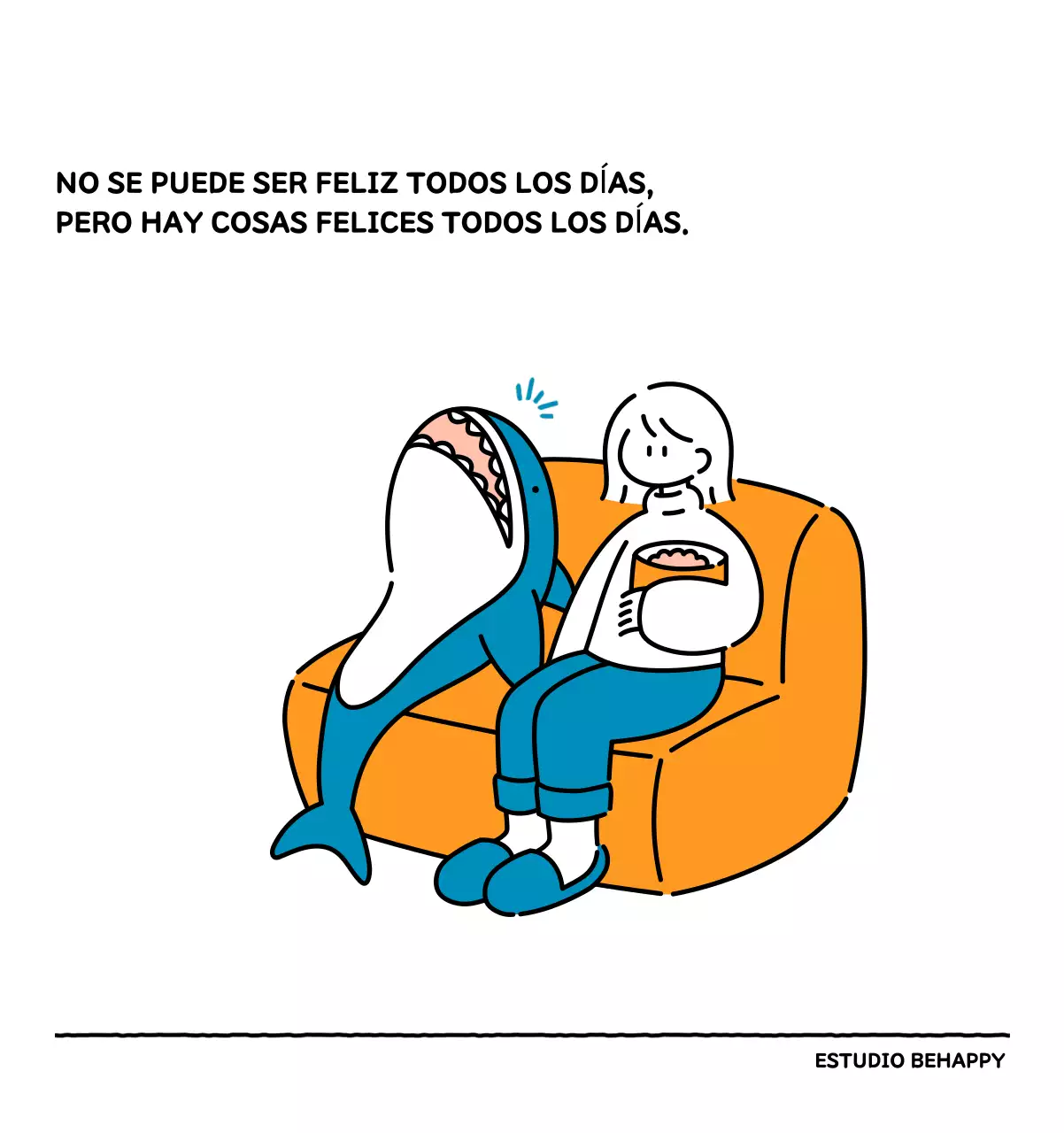 Calendario ilustrado con un bonito estilo de líneas