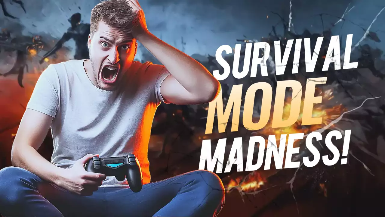 Orange Bold Gaming Promotion YouTube Thumbnail
