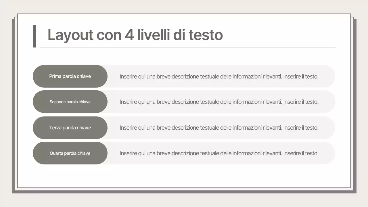 Un business plan pulito e beige