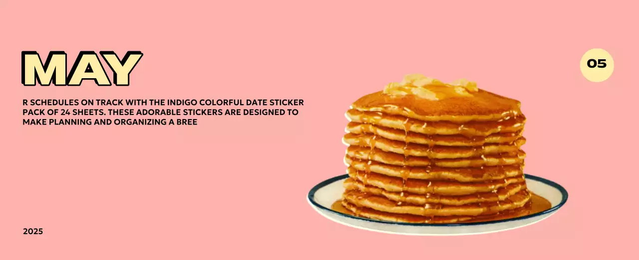 様々なレトロなイラストが描かれたカラフルなカレンダーカレンダー