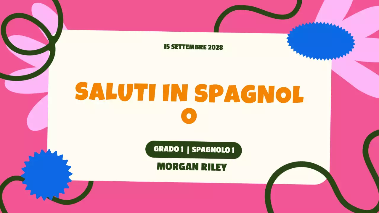 rosa blu colorato guida in classe