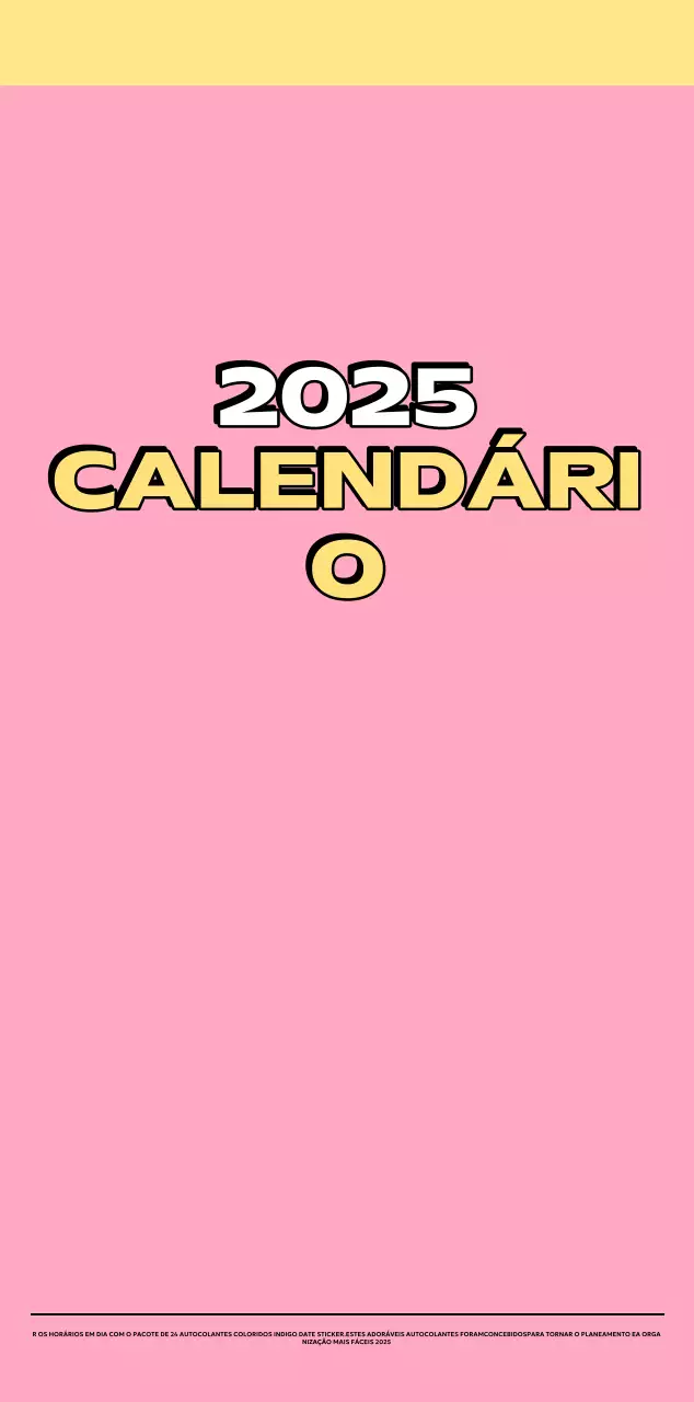Calendários coloridos com uma variedade de ilustrações retro