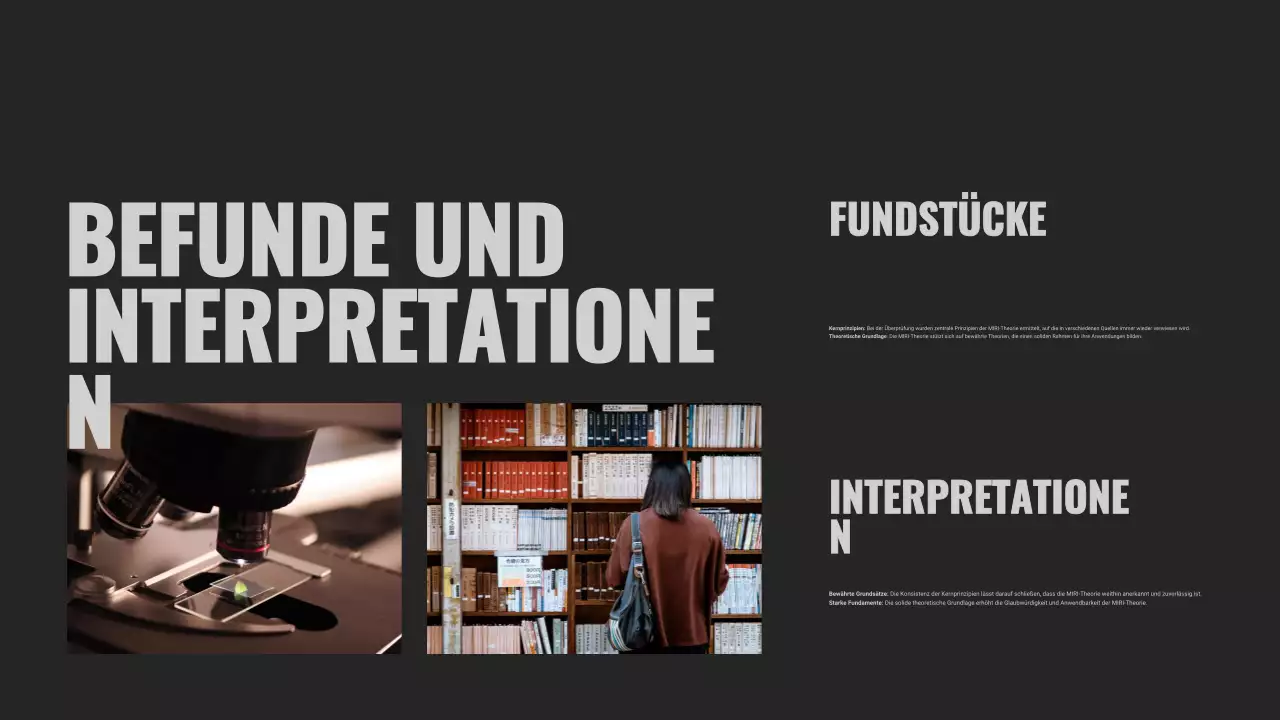 Präsentation des Gruppenprojekts Schwarz und Orange