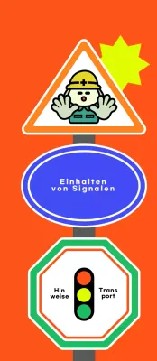 Orange Grundlegende Informationen zur Verkehrssicherheit