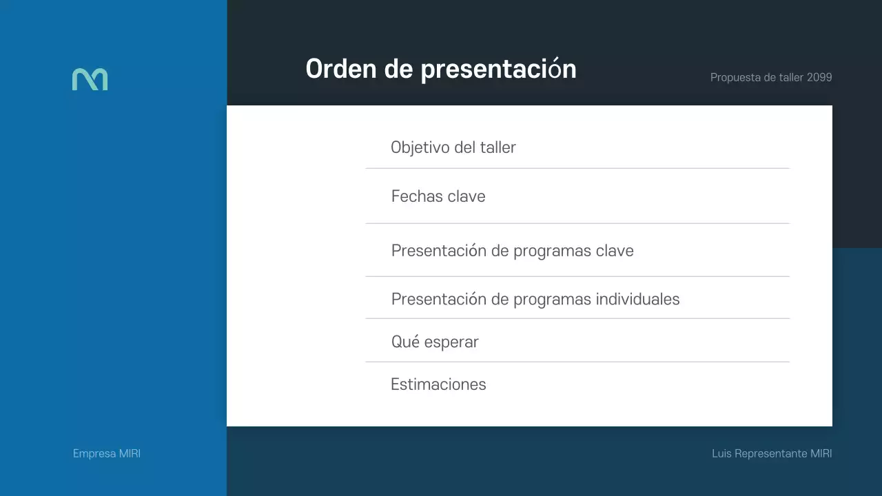 Una sencilla propuesta de taller en azul y verde