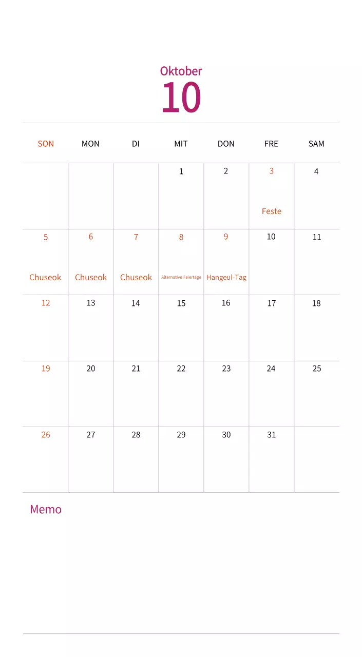 Stempelillustrationen mit einem warmen Konzept