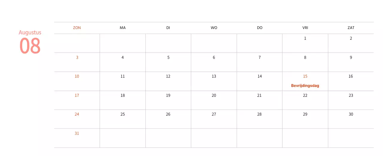 Nieuwjaarskalender met een warme geïllustreerde uitstraling