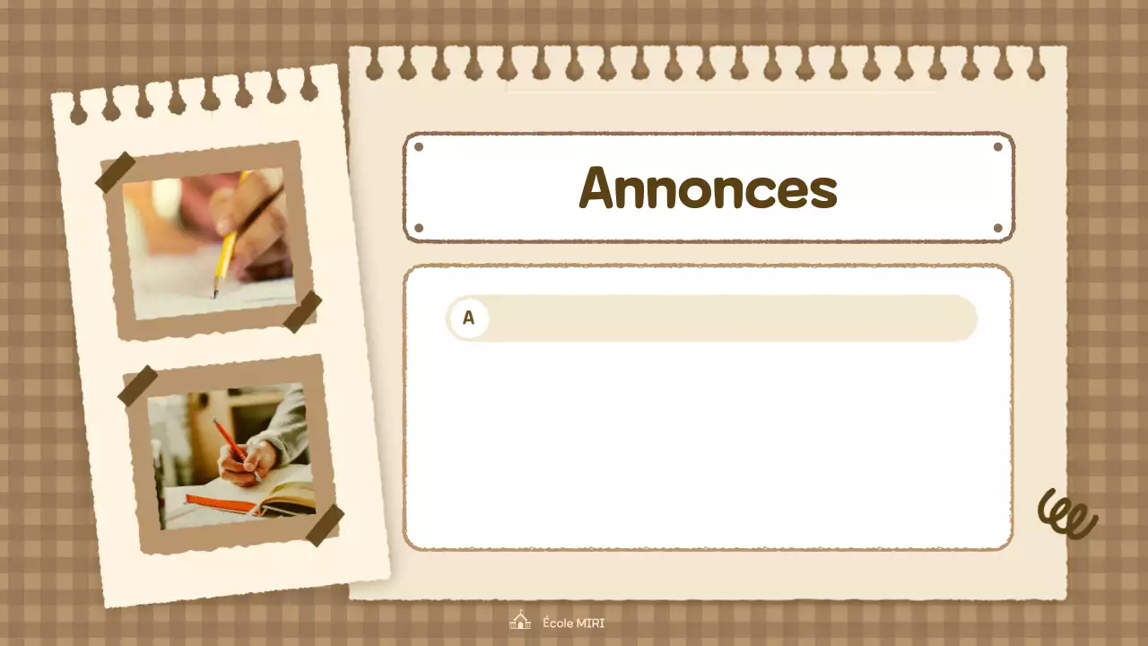 beige vintage class agenda