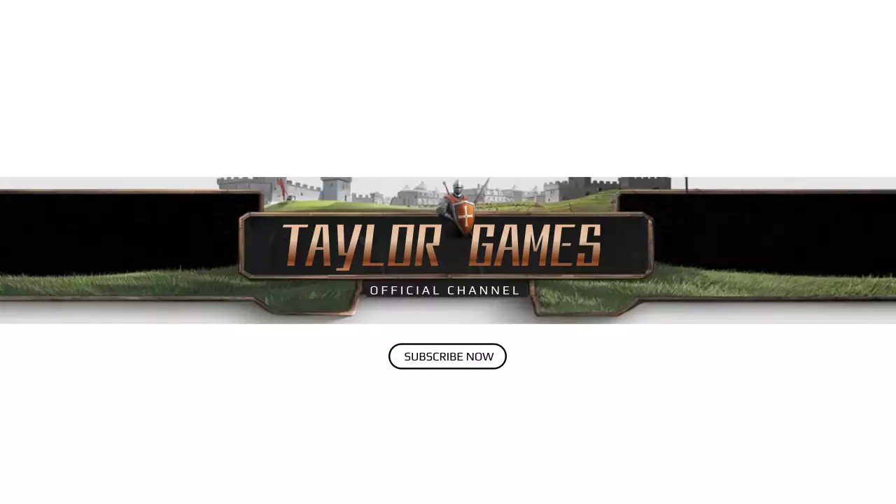 Brown Medieval Gaming Promotion YouTube Thumbnail