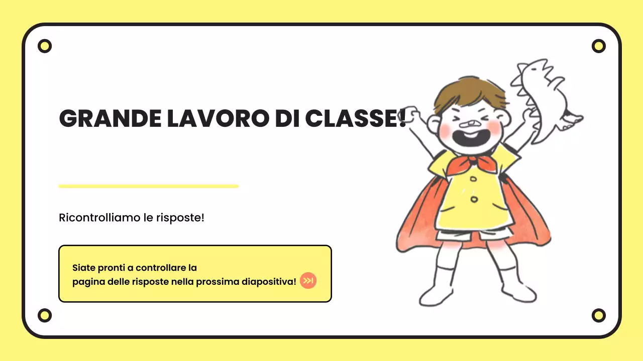 giallo semplice presentazione del quiz