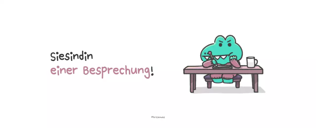 Ein Kalender mit einem niedlichen Ago-Illustrationskonzept