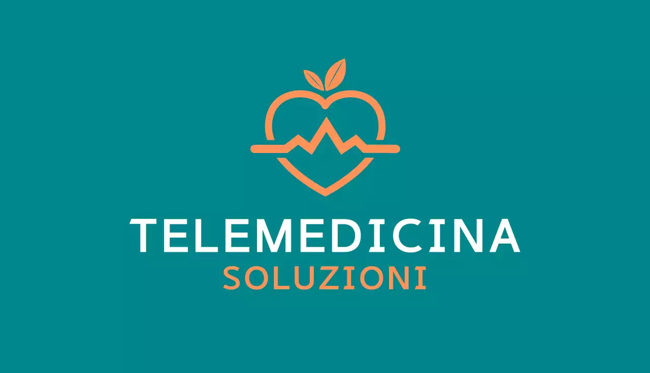 scheda di telemedicina moderna verde acqua