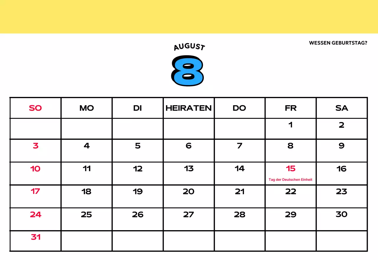 Bunte Kalender mit einer Vielzahl von Retro-Illustrationen