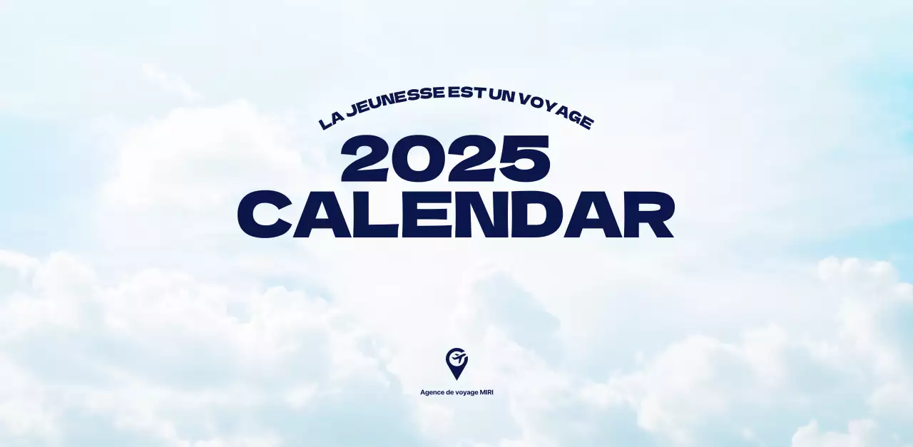 Calendrier de nettoyage des photos du ciel