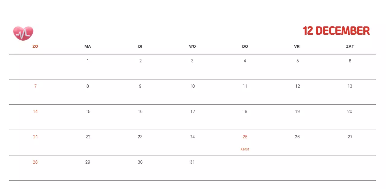 Een feestelijk ziekenhuis met illustraties met gezondheids- en gezinsthema's en kleurrijke accenten