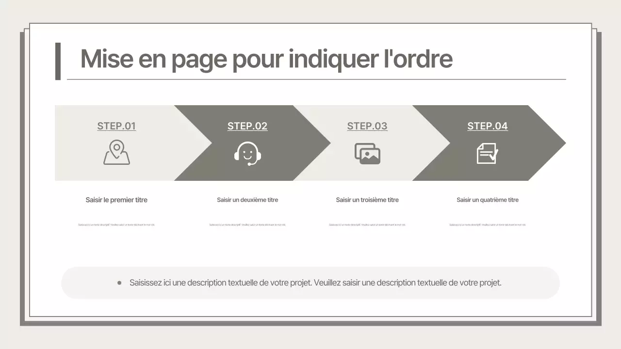 Un plan d'entreprise beige et épuré