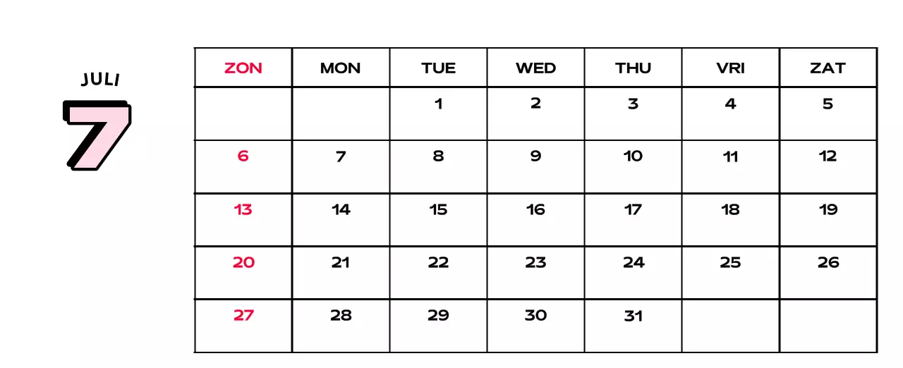 Kleurrijke kalenders met verschillende retro-illustraties