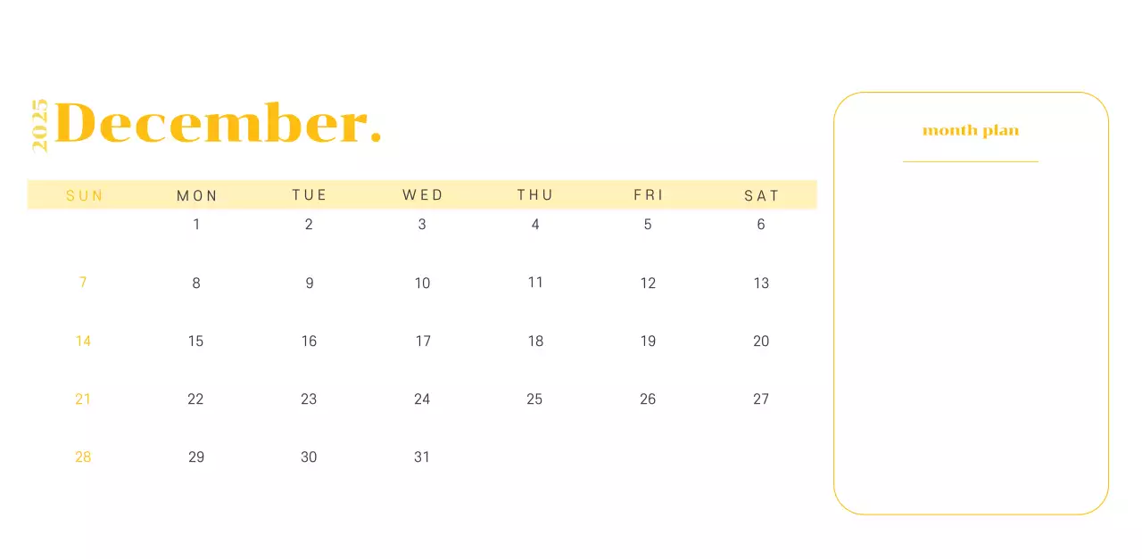 黄緑色の背景に青少年のイラストが描かれたカレンダー