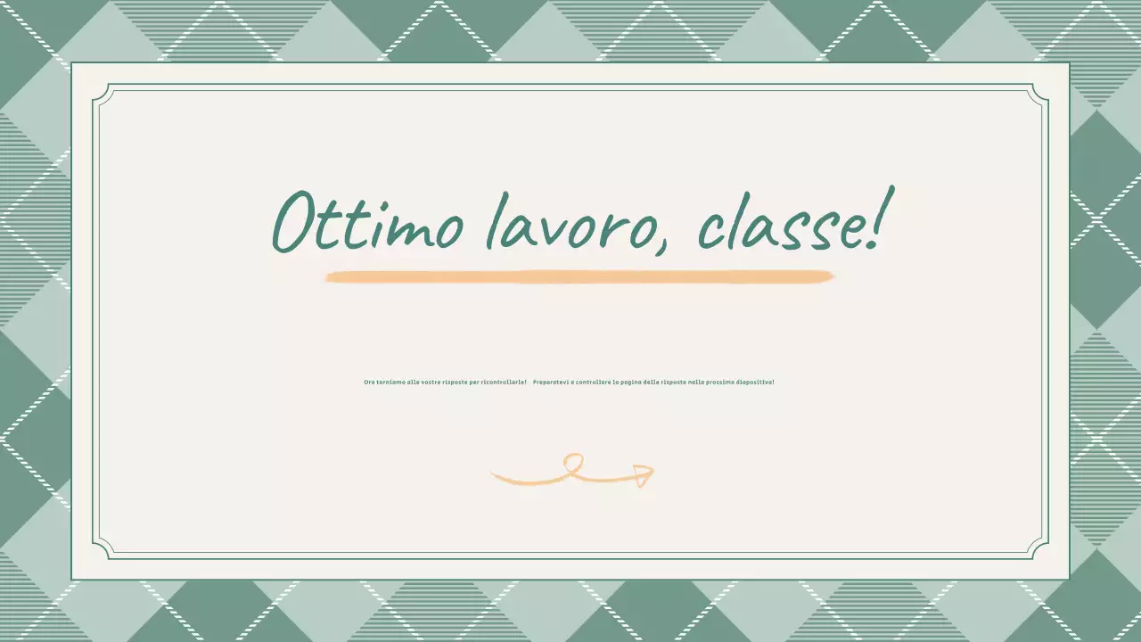 Presentazione del quiz scolastico Preppy Cute Green
