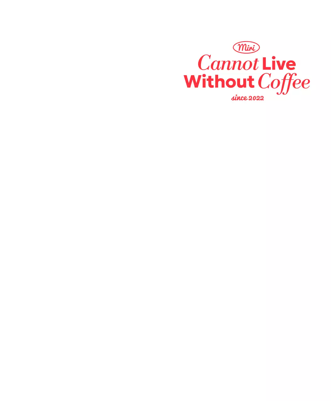 Promosikan kopi putih modern