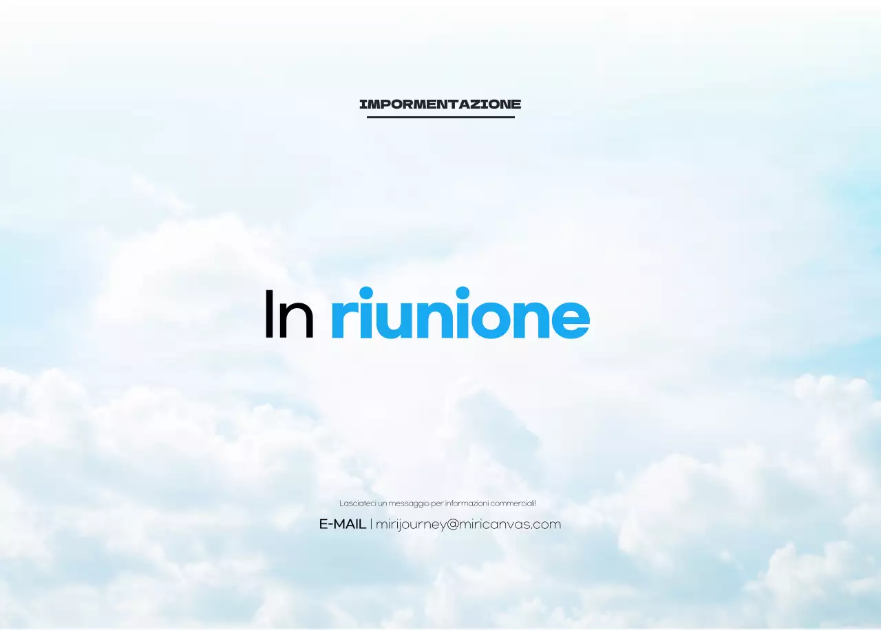 Calendario pulito con foto del cielo