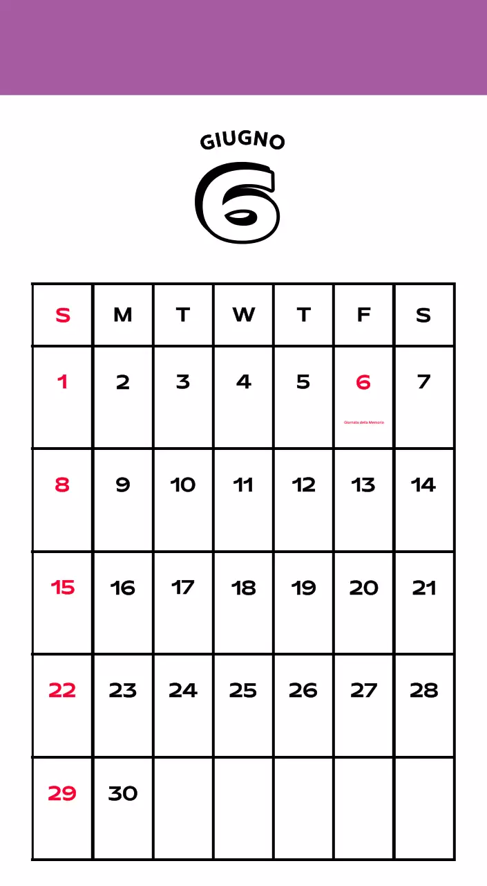 Calendari colorati con una varietà di illustrazioni retrò