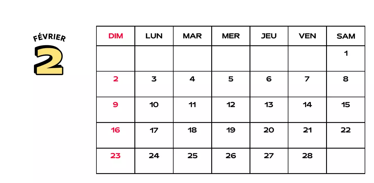Calendriers colorés avec une variété d'illustrations rétro