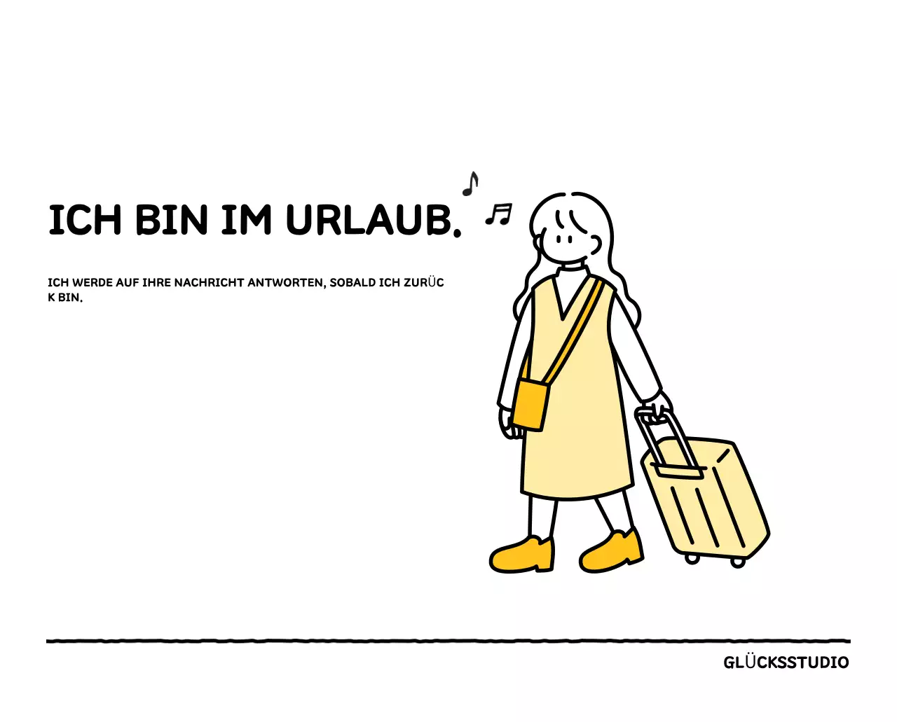 Illustrierter Kalender mit schönem Linienstil