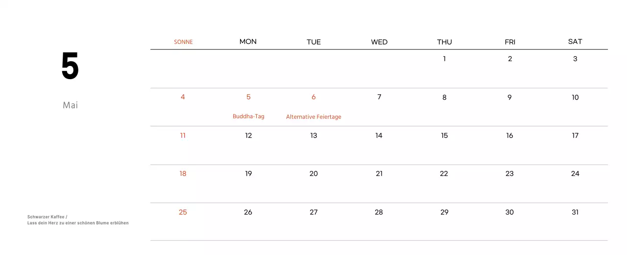 Ein weiß-braunes sentimentales Café