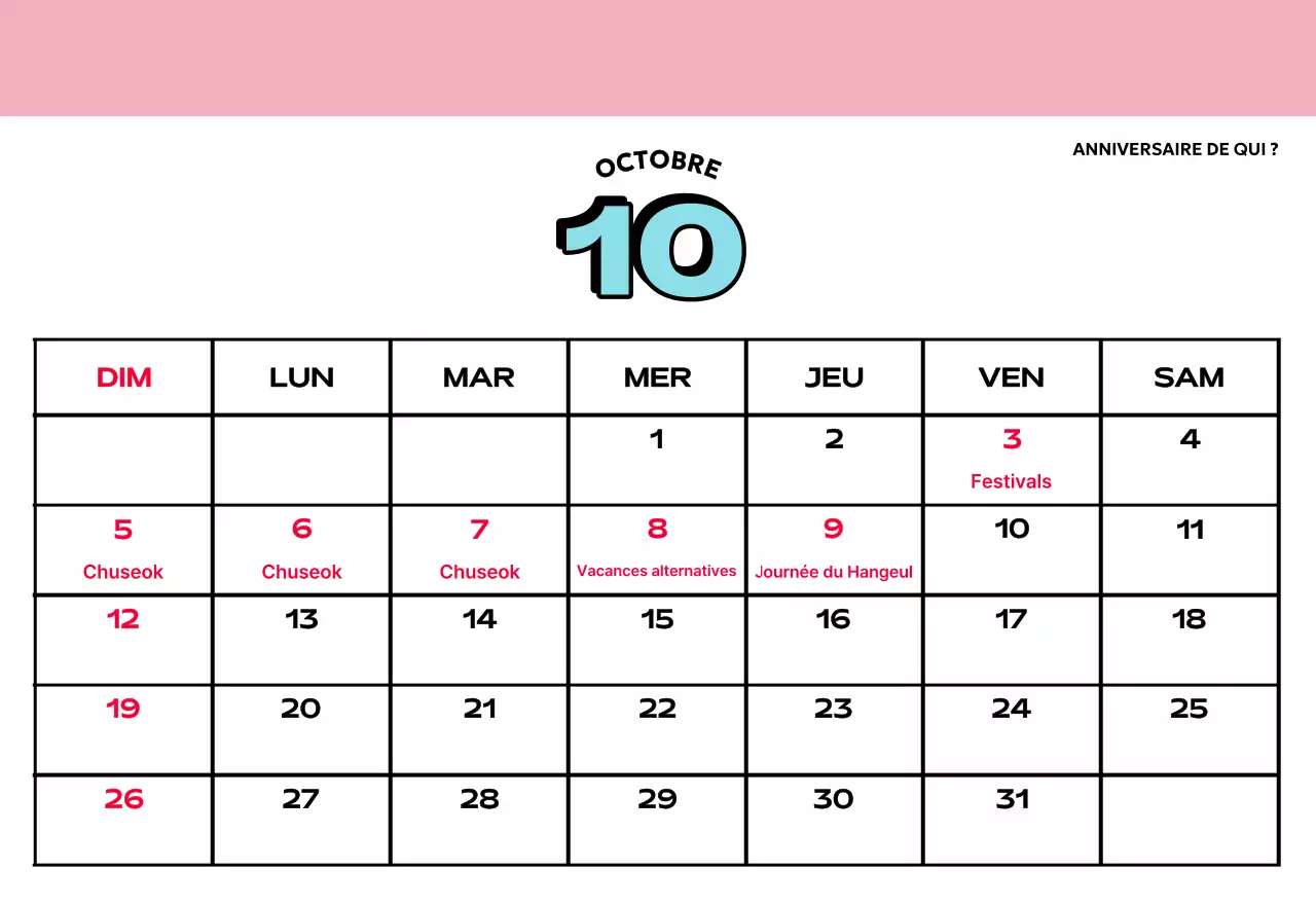 Calendriers colorés avec une variété d'illustrations rétro